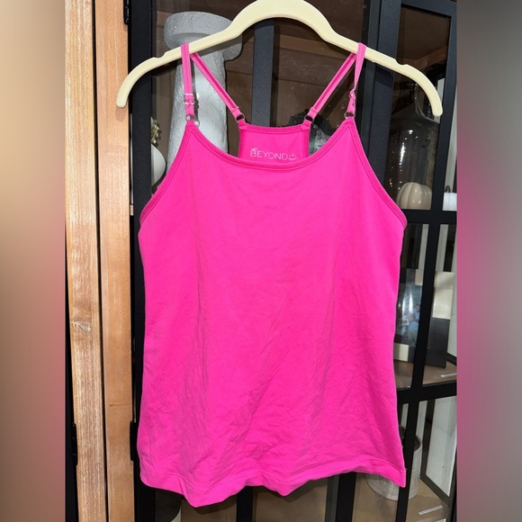 Beyond Yoga spacedye barbie hot pink tank top adjustable fitted workout active - Picture 1 of 6